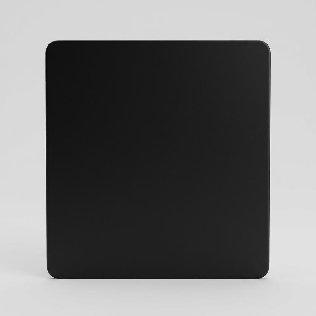 NU Urban Black powder coating finish