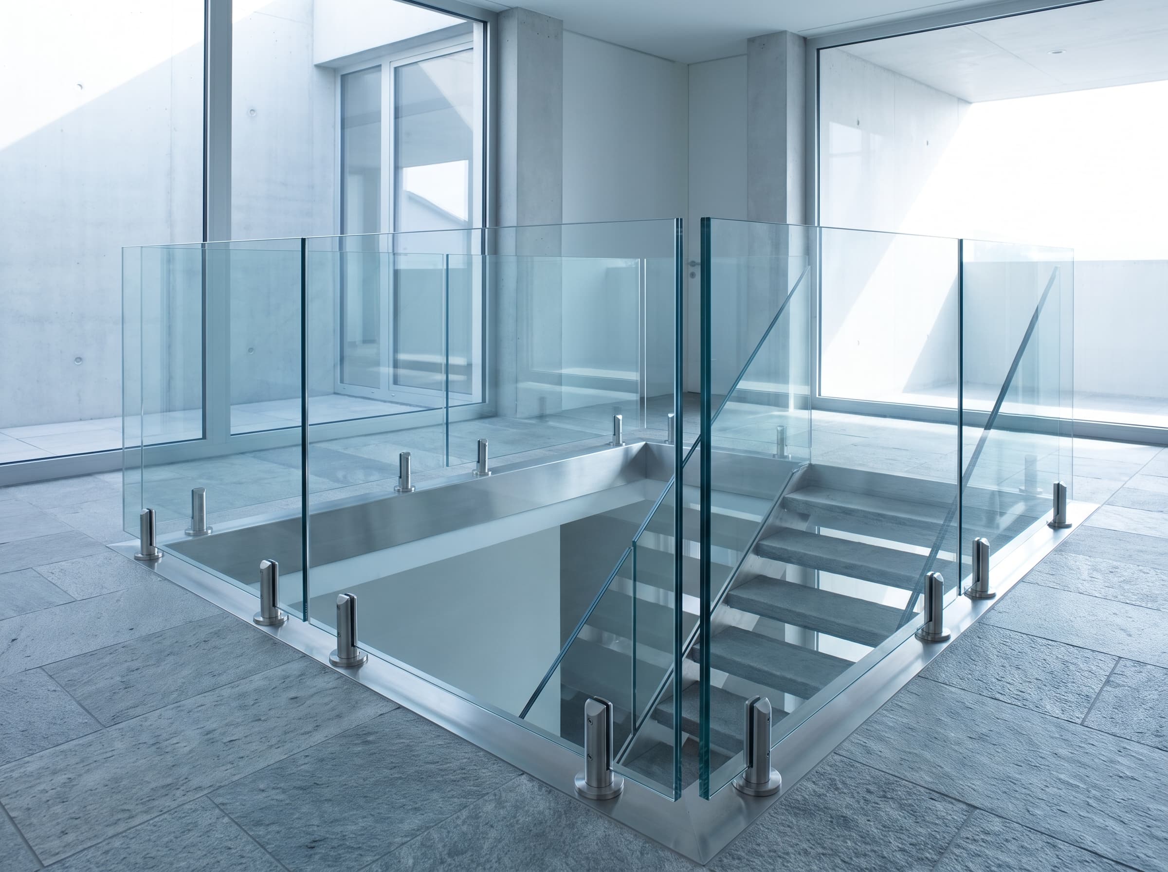 Spigot System Glass Railing